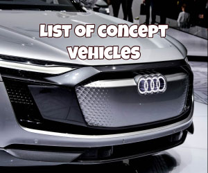 List Of All Concept Car Models