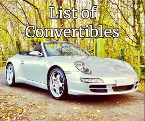 List Of All Convertible Car Models
