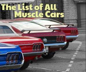 List Of All Muscle Car Models