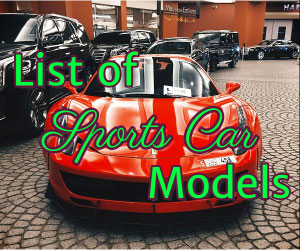 List Of All Sports Car Models
