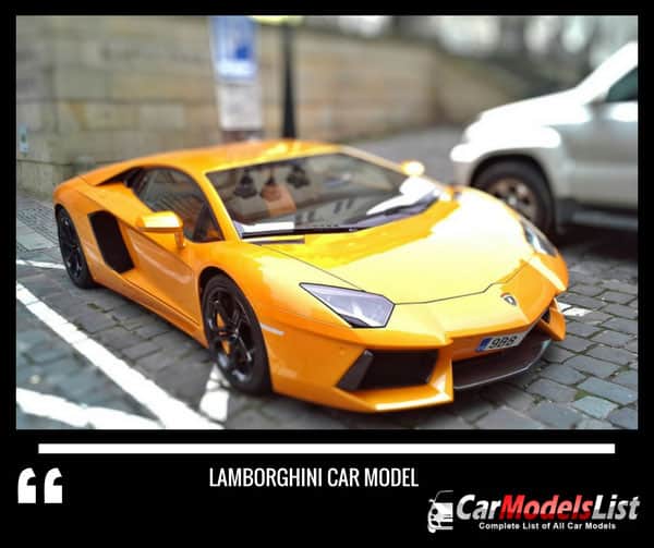 Lamborghini Car Models List  Complete List of All Lamborghini Models