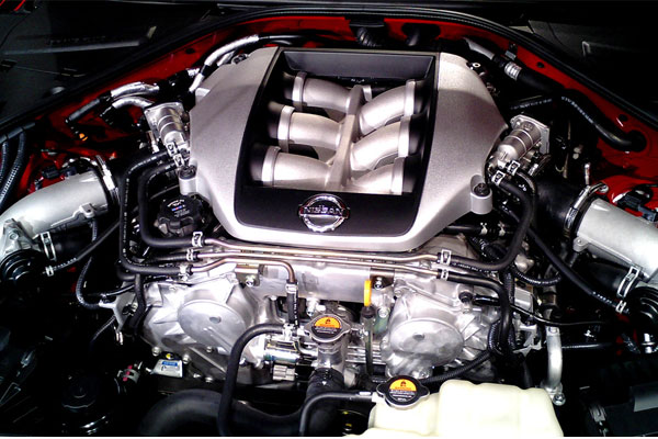 The Nissan GT-R VR38DETT engine