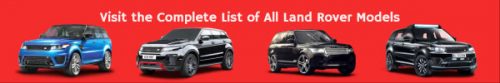 range rover car names list