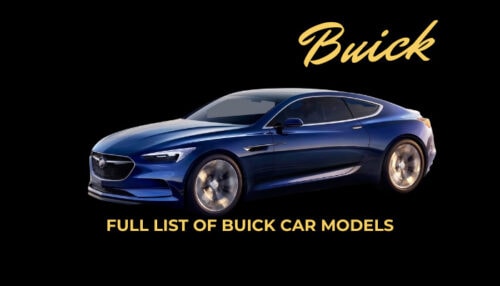 Buick Car Models List | Complete List of All Buick Models